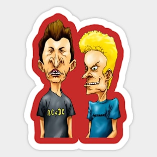 beavis and butthead Sticker